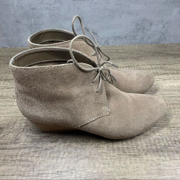 Nine West Womens Lazona Tan Suede Boots size 7.5.. - Picture 2 of 9